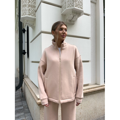 Костюм худі горло стійка фліс Беж
